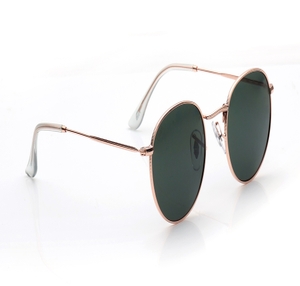 Image 2 of Green Round Sunglasses for Men and Women from Tees By Fastrack Available at Titan Eye+