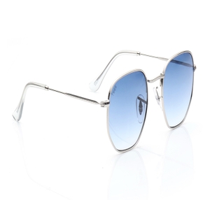 Image 2 of Blue Hexagon Sunglasses for Men and Women from Tees By Fastrack Available at Titan Eye+