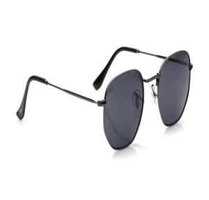 Image 2 of Grey Geometric Sunglasses for Men and Women from Tees By Fastrack Available at Titan Eye+