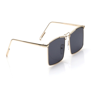 Image 2 of Black Rectangle Sunglasses for Men and Women from Tees By Fastrack Available at Titan Eye+