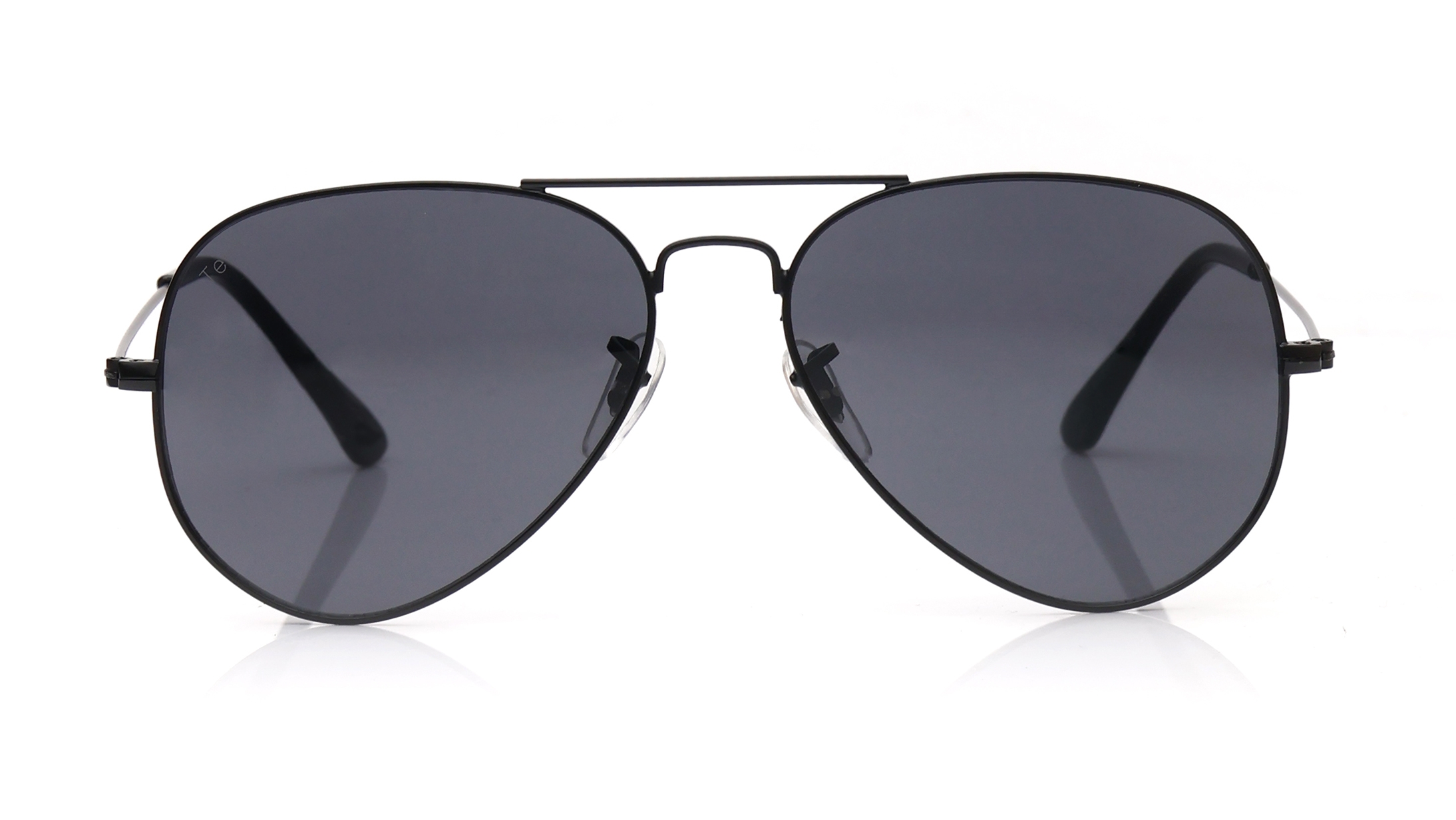 Image 1 of Grey Aviator Sunglasses for Men and Women from Tees By Fastrack Available at Titan Eye+