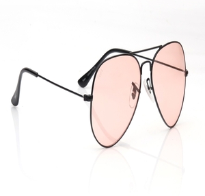 Image 2 of Pink Aviator Sunglasses for Men and Women from Tees By Fastrack Available at Titan Eye+