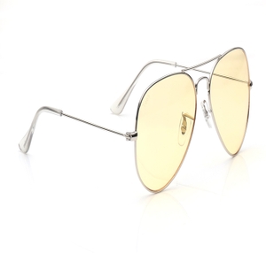 Image 2 of Yellow Aviator Sunglasses for Men and Women from Tees By Fastrack Available at Titan Eye+