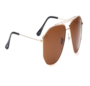 Image 2 of Brown Aviator Sunglasses for Men and Women from Tees By Fastrack Available at Titan Eye+
