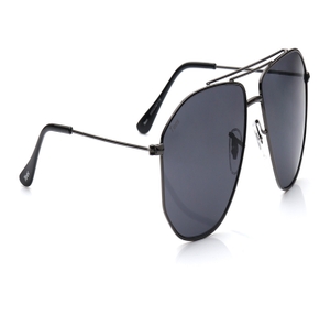 Image 2 of Grey Aviator Sunglasses for Men and Women from Tees By Fastrack Available at Titan Eye+