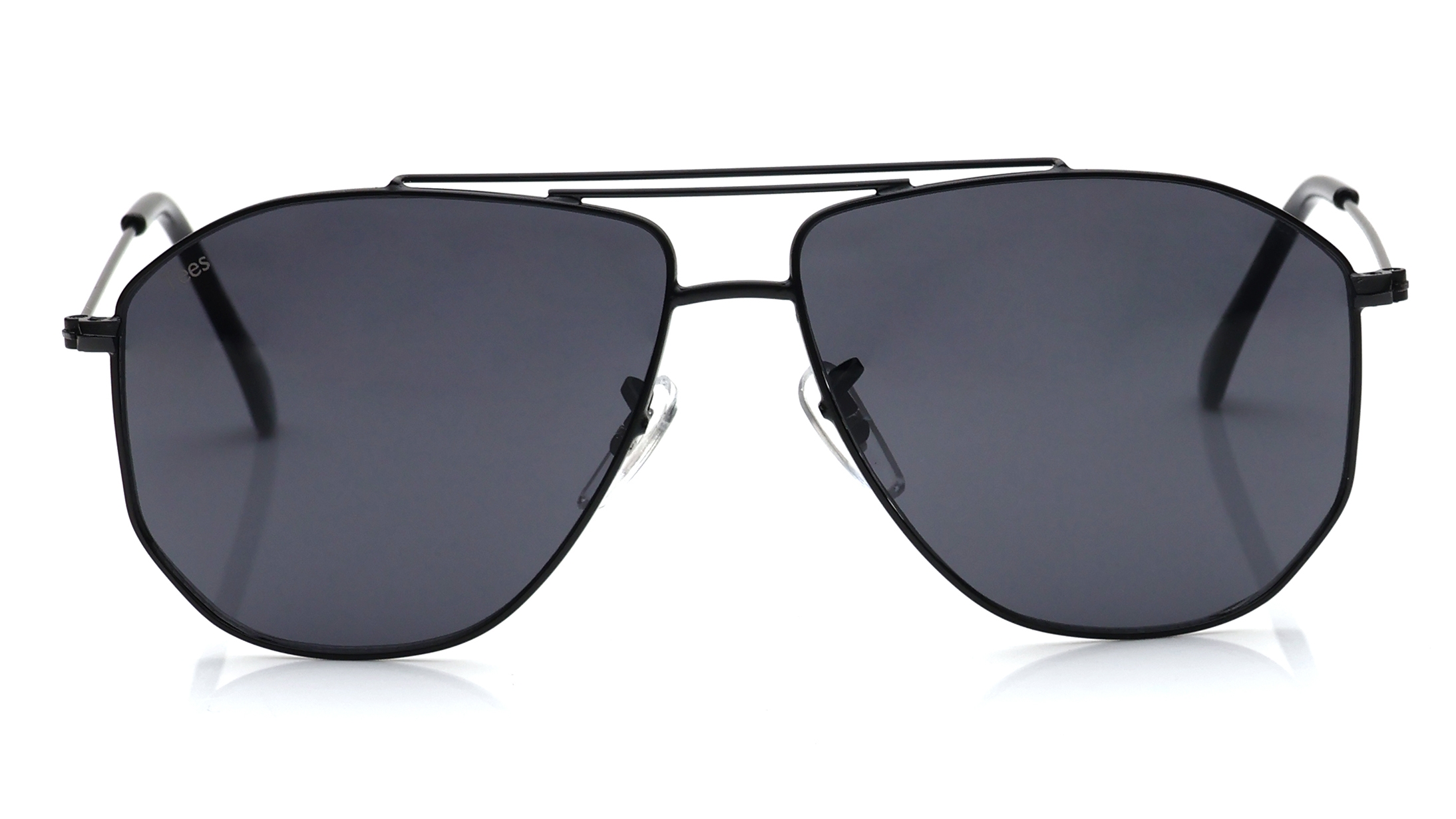 Image 1 of Grey Aviator Sunglasses for Men and Women from Tees By Fastrack Available at Titan Eye+