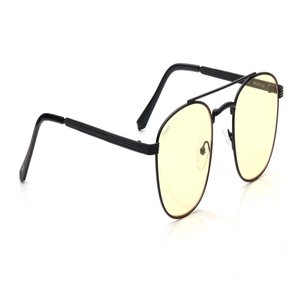 Image 2 of Yellow Navigator Sunglasses for Men and Women from Tees By Fastrack Available at Titan Eye+