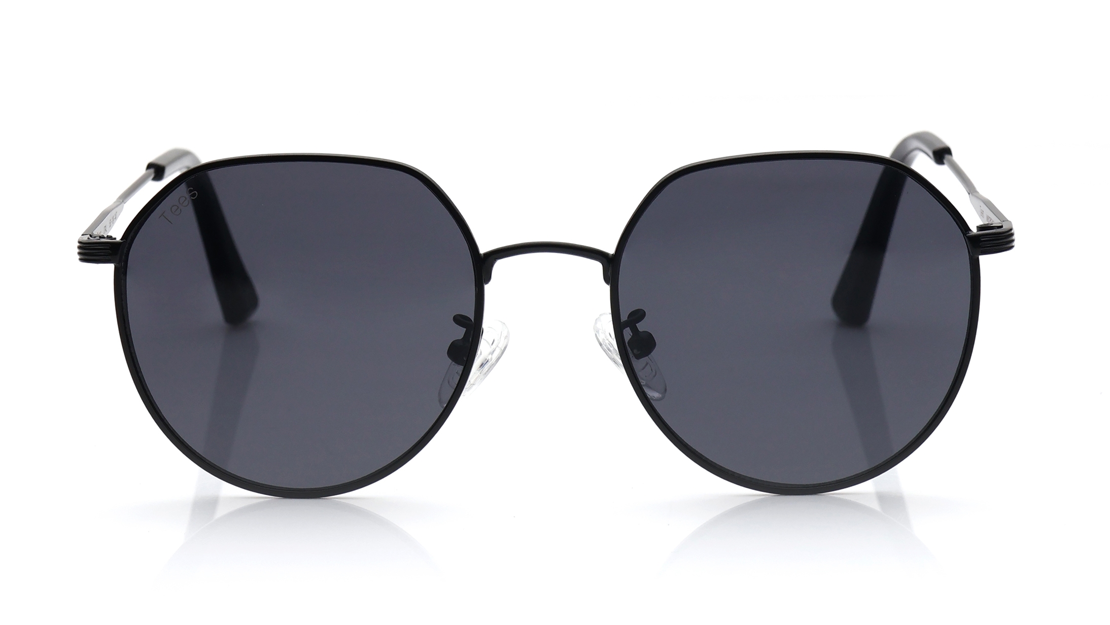 Image 1 of Grey Geometric Sunglasses for Men and Women from Tees By Fastrack Available at Titan Eye+