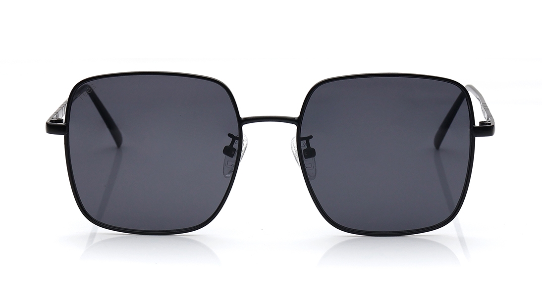 Image 1 of Grey Square Sunglasses for Men and Women from Tees By Fastrack Available at Titan Eye+