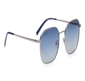 Image 2 of Blue Geometric Polarized Sunglasses for Men and Women from Fastrack Available at Titan Eye+