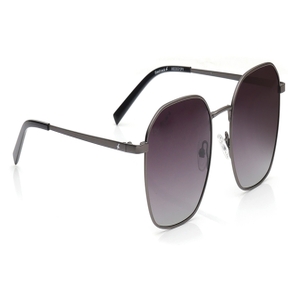 Image 2 of Grey Geometric Polarized Sunglasses for Men and Women from Fastrack Available at Titan Eye+