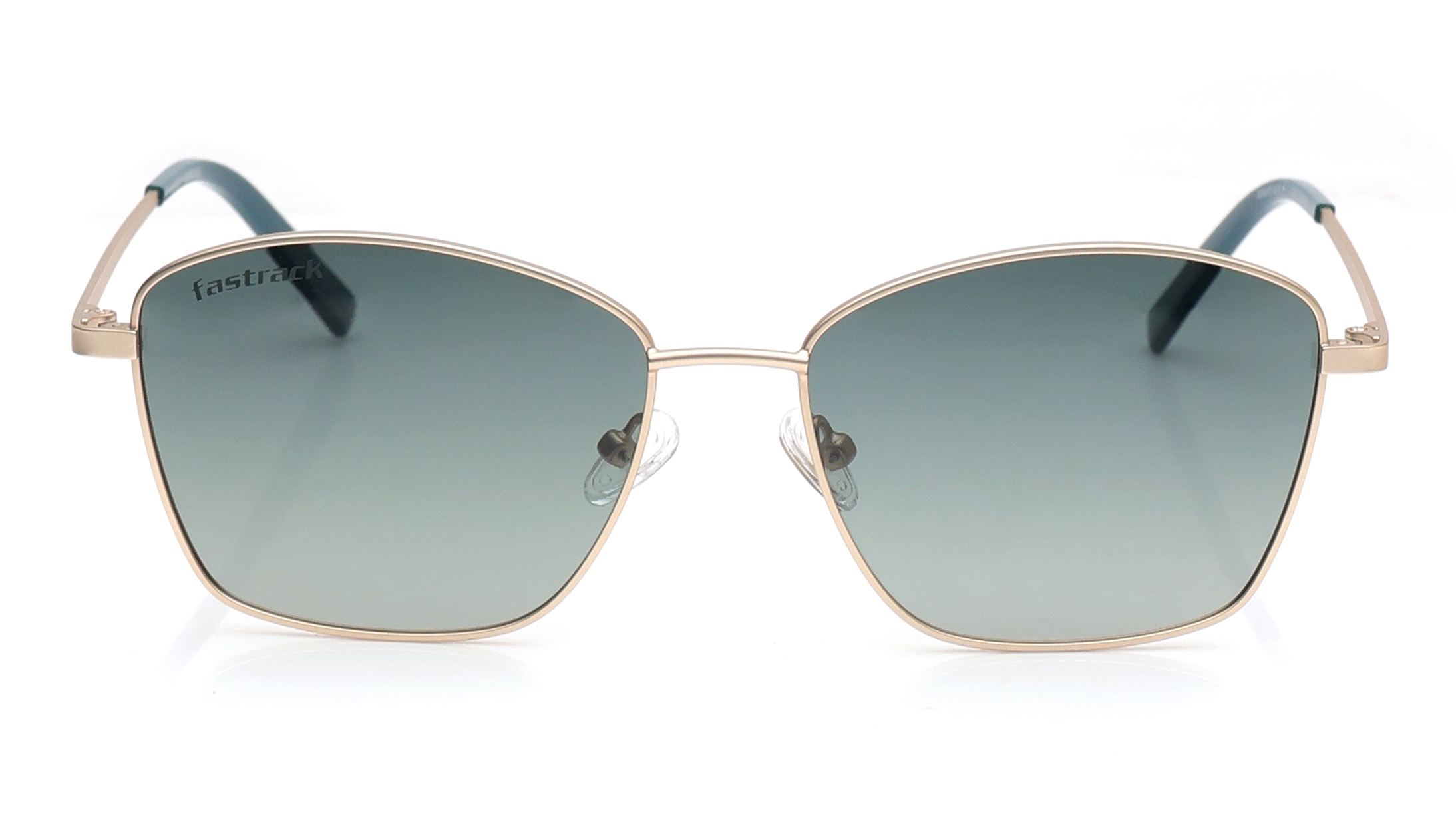 Image 1 of Grey Square Polarized Sunglasses for Women from Fastrack Available at Titan Eye+