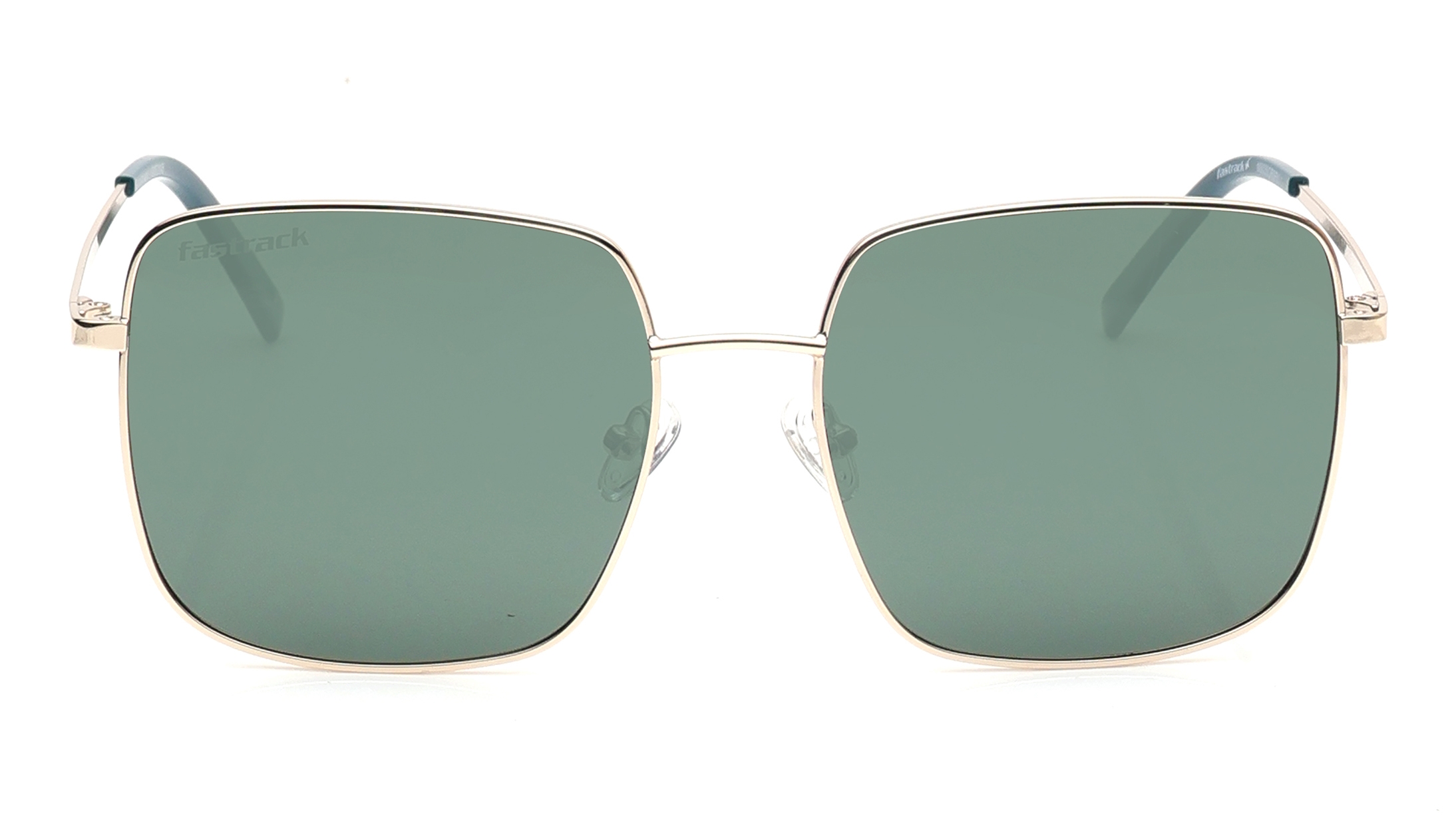 Image 1 of Green Square Polarized Sunglasses for Men and Women from Fastrack Available at Titan Eye+