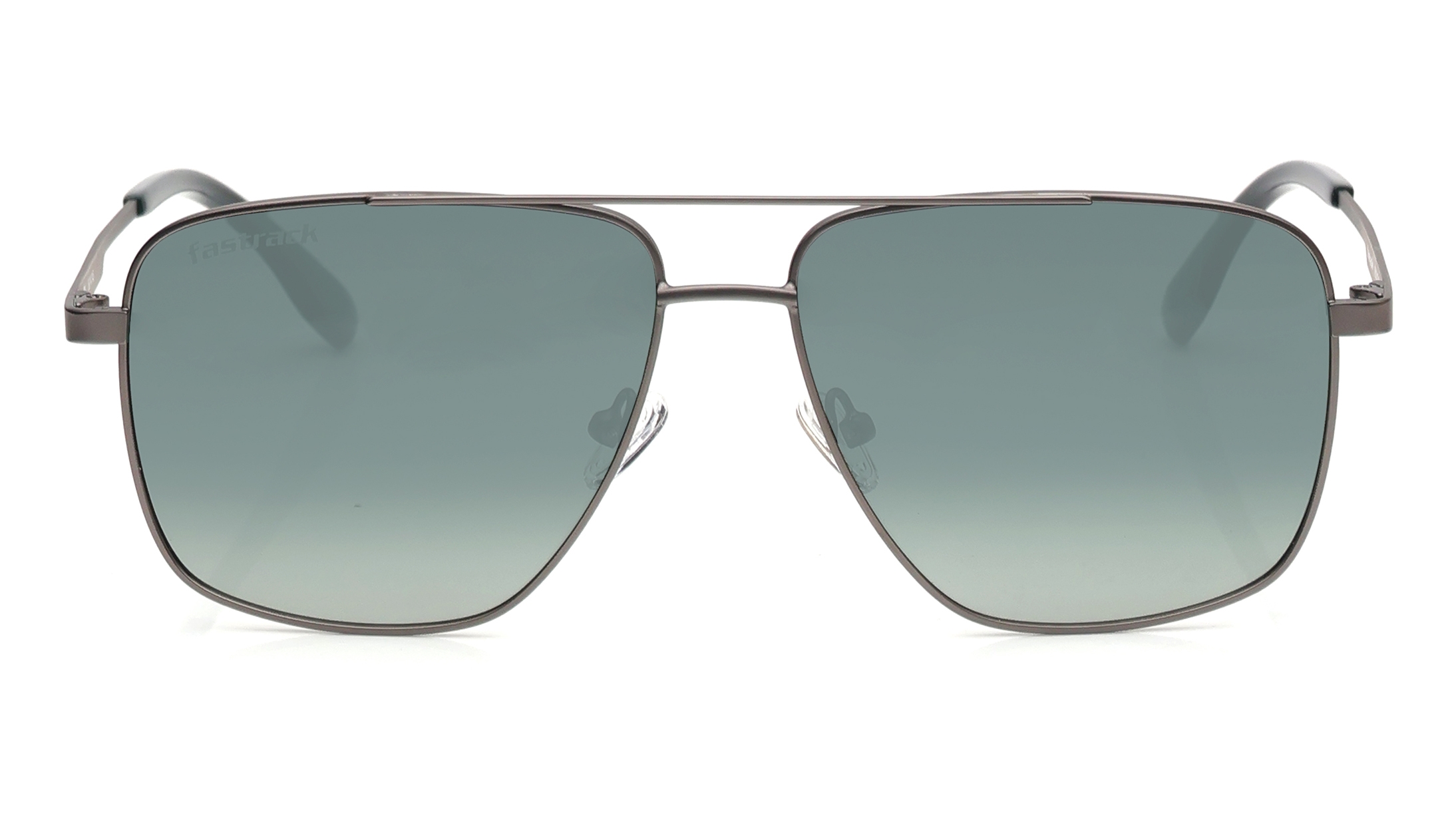 Image 1 of Grey Navigator Polarized Sunglasses for Men from Fastrack Available at Titan Eye+