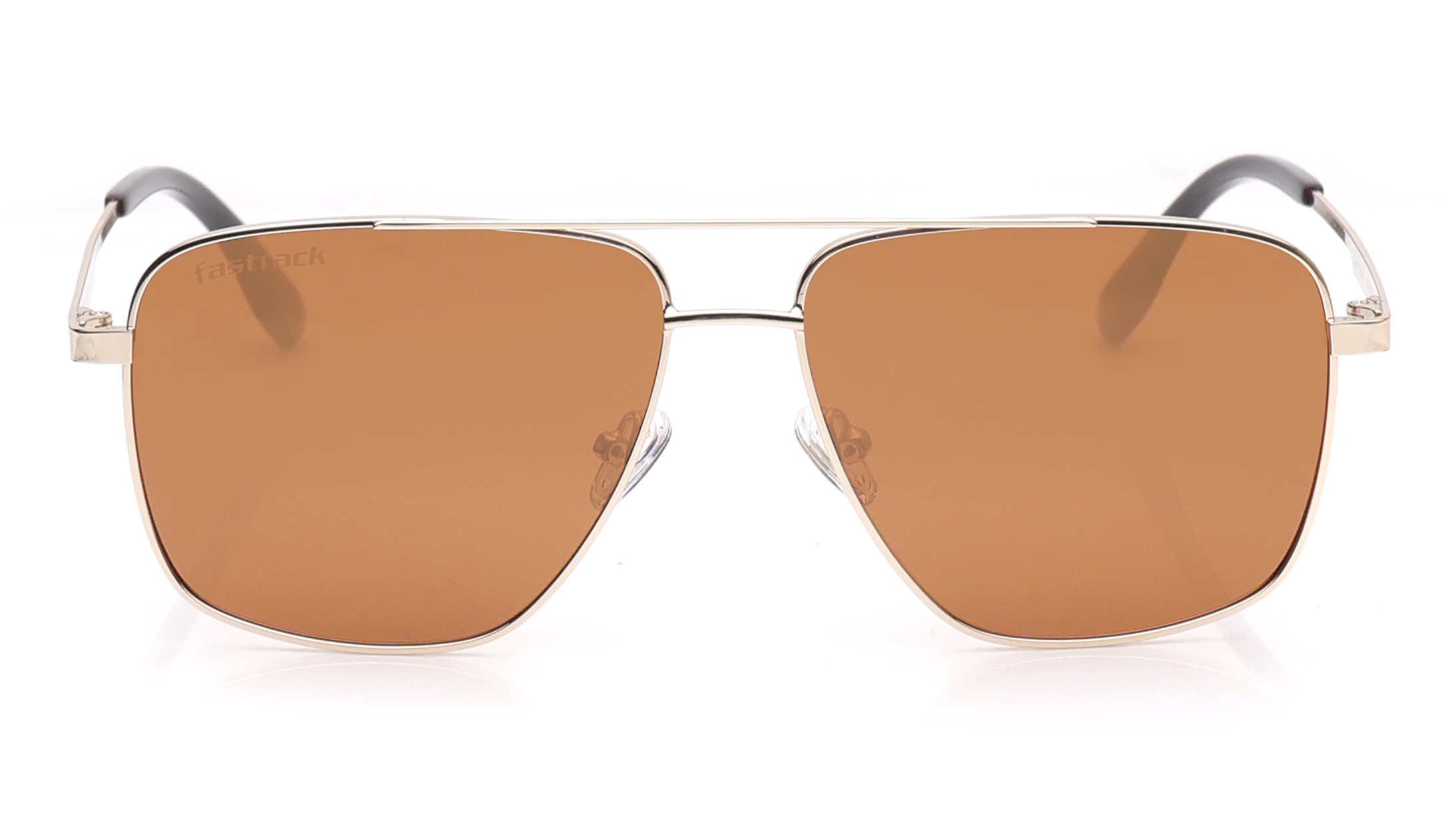 Image 1 of Brown Navigator Polarized Sunglasses for Men from Fastrack Available at Titan Eye+