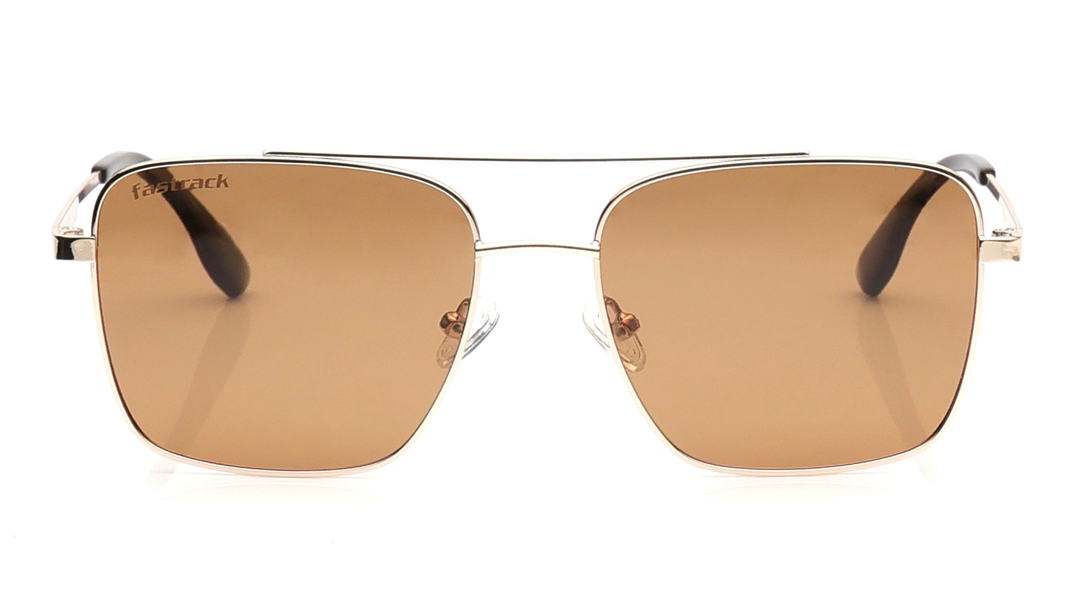 Image 1 of Brown Navigator Polarized Sunglasses for Men from Fastrack Available at Titan Eye+