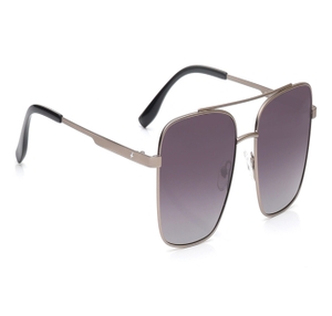 Image 2 of Grey Navigator Polarized Sunglasses for Men from Fastrack Available at Titan Eye+