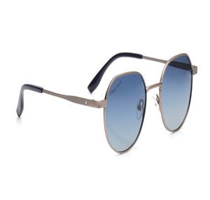 Image 2 of Blue Geometric Polarized Sunglasses for Men and Women from Fastrack Available at Titan Eye+