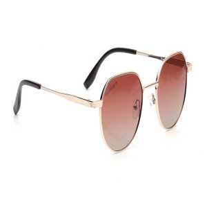 Image 2 of Brown Geometric Polarized Sunglasses for Men and Women from Fastrack Available at Titan Eye+