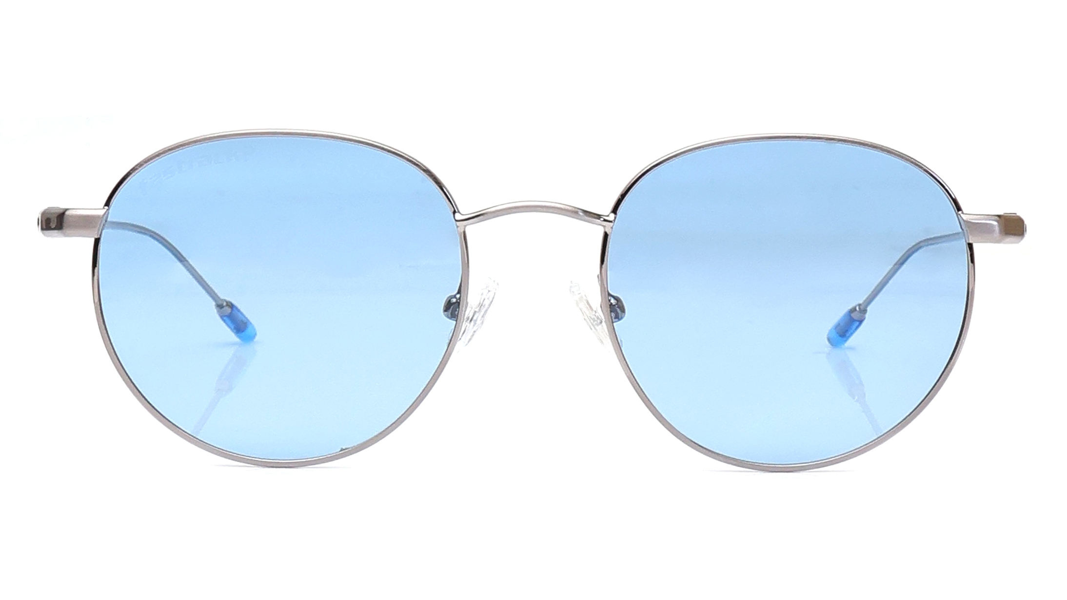 Image 1 of Blue Round Polarized Sunglasses for Men from Fastrack Available at Titan Eye+