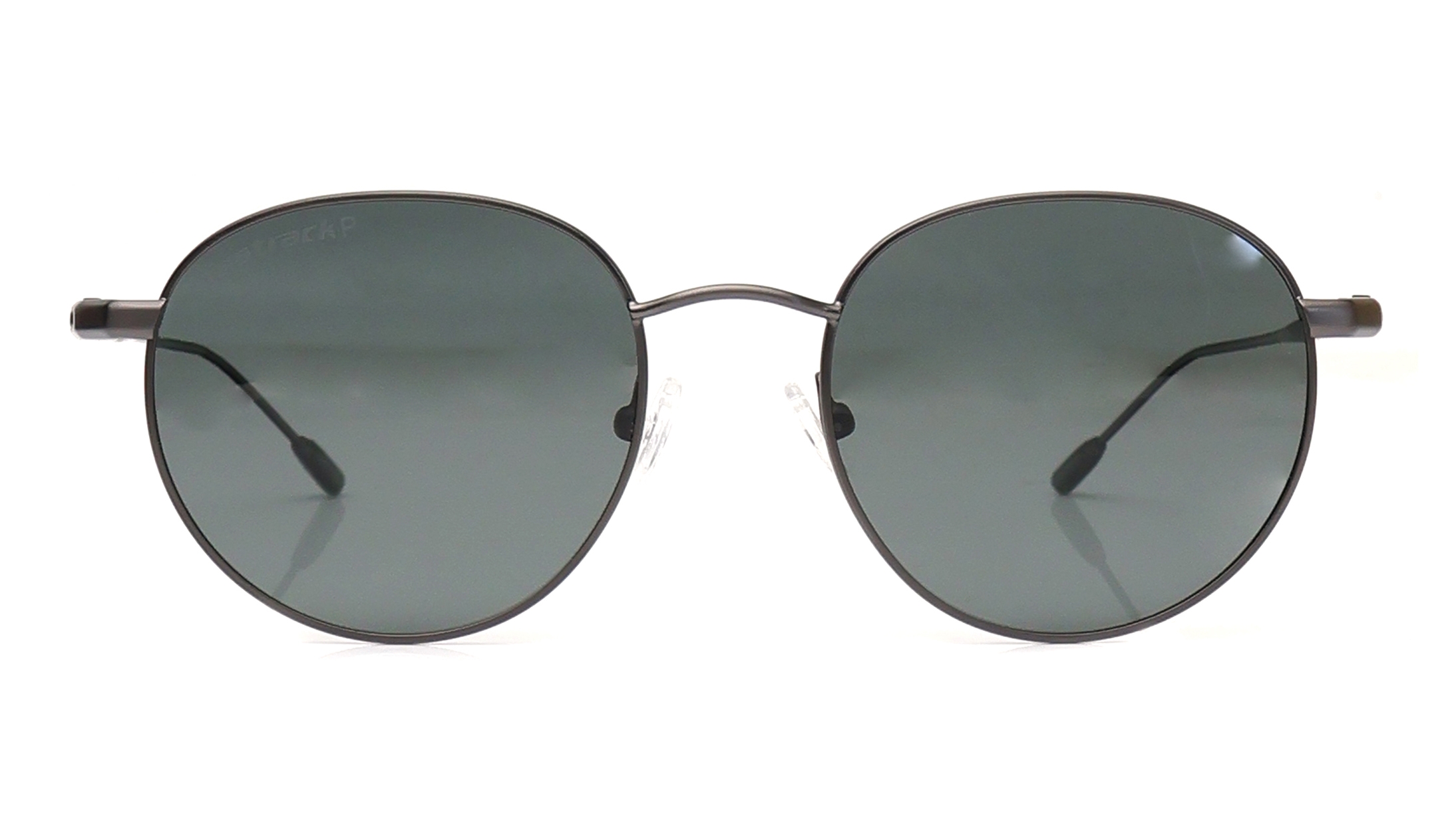 Image 1 of Grey Round Polarized Sunglasses for Men from Fastrack Available at Titan Eye+
