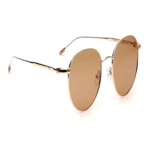 Image 2 of Brown Round Polarized Sunglasses for Men from Fastrack Available at Titan Eye+