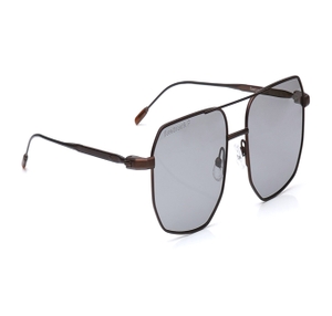 Image 2 of Grey Navigator Polarized Sunglasses for Men from Fastrack Available at Titan Eye+
