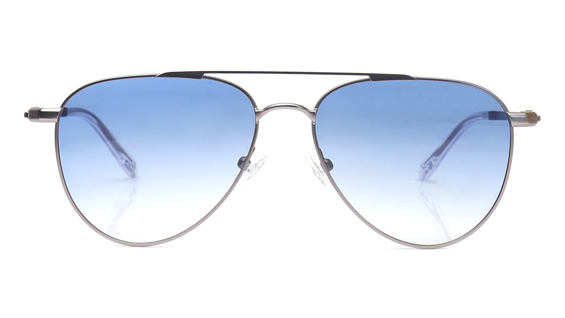 Image 1 of Blue Aviator Polarized Sunglasses for Men from Fastrack Available at Titan Eye+