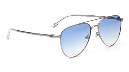 Image 2 of Blue Aviator Polarized Sunglasses for Men from Fastrack Available at Titan Eye+