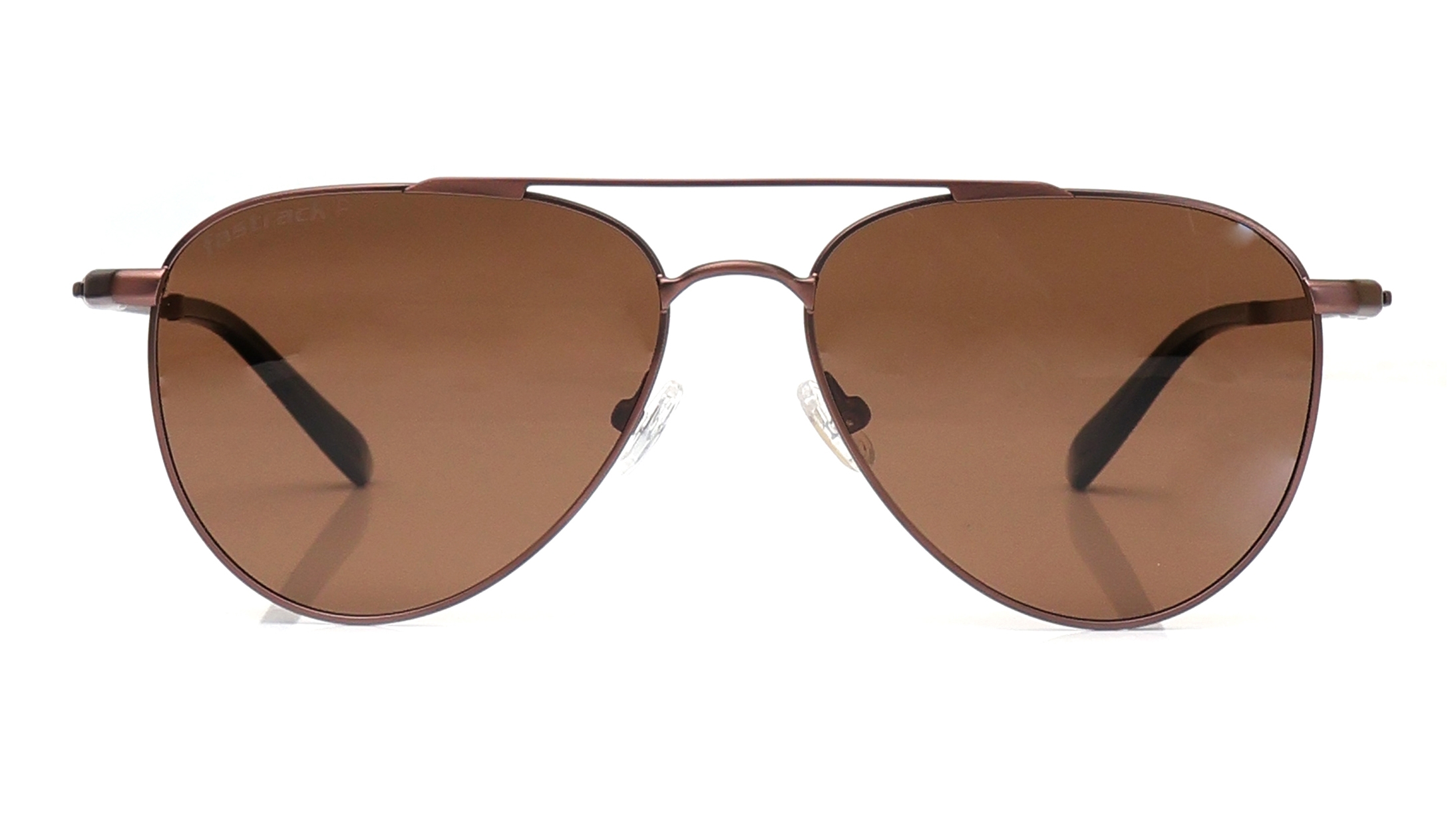 Image 1 of Brown Aviator Polarized Sunglasses for Men from Fastrack Available at Titan Eye+