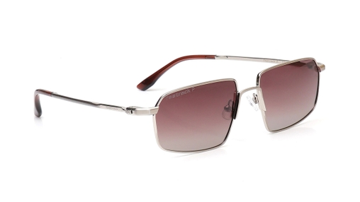 Image 2 of Brown Rectangle Polarized Sunglasses for Men from Fastrack Available at Titan Eye+