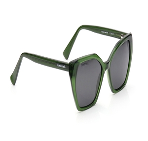 Image 2 of Grey Geometric Polarized Sunglasses for Women from Fastrack Available at Titan Eye+