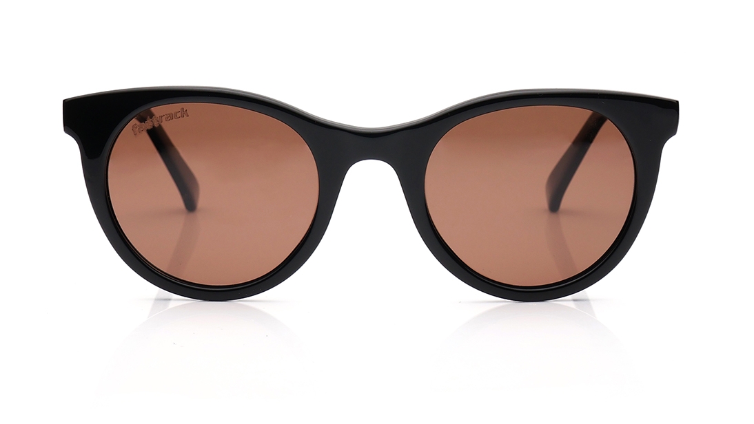 Image 1 of Brown Round Polarized Sunglasses for Women from Fastrack Available at Titan Eye+