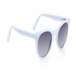 Image 2 of Grey Round Polarized Sunglasses for Women from Fastrack Available at Titan Eye+