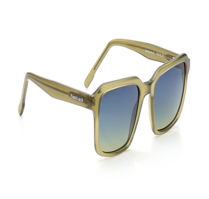 Image 2 of Blue Rectangle Polarized Sunglasses for Men from Fastrack Available at Titan Eye+