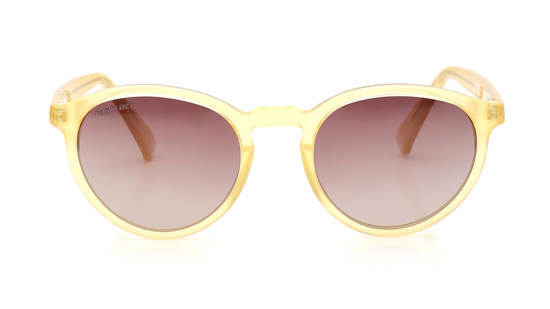 Image 1 of Purple Round Polarized Sunglasses for Men and Women from Fastrack Available at Titan Eye+