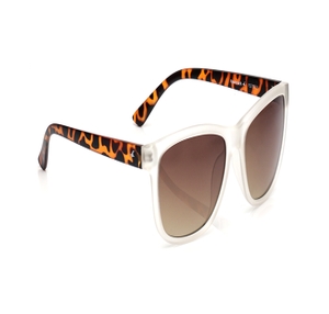 Image 2 of Brown Wayfarer Sunglasses for Men from Fastrack Available at Titan Eye+