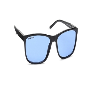 Image 2 of Blue Square Sunglasses for Men from Fastrack Available at Titan Eye+