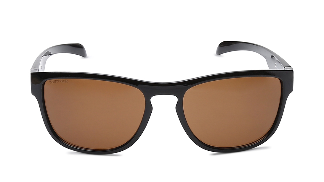 Image 1 of Brown Square Sunglasses for Men from Fastrack Available at Titan Eye+