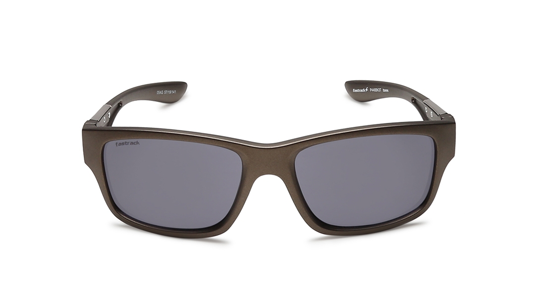Image 1 of Grey Square Sunglasses for Men from Fastrack Available at Titan Eye+