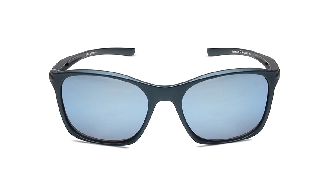 Image 1 of Blue Wayfarer Sunglasses for Men from Fastrack Available at Titan Eye+