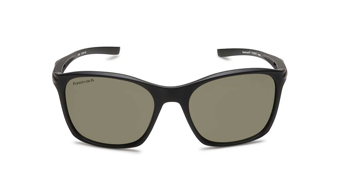 Image 1 of Brown Wayfarer Sunglasses for Men from Fastrack Available at Titan Eye+