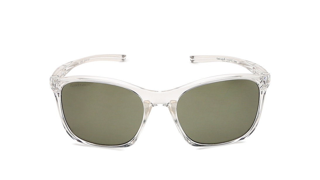 Image 1 of Green Wayfarer Sunglasses for Men from Fastrack Available at Titan Eye+