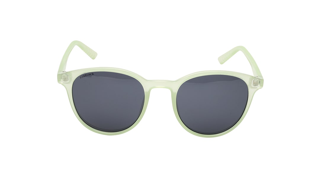 Image 1 of Black Round Sunglasses for Men and Women from Fastrack Available at Titan Eye+
