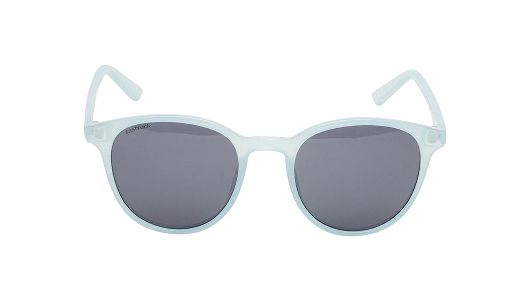 Image 1 of Grey Round Sunglasses for Men and Women from Fastrack Available at Titan Eye+