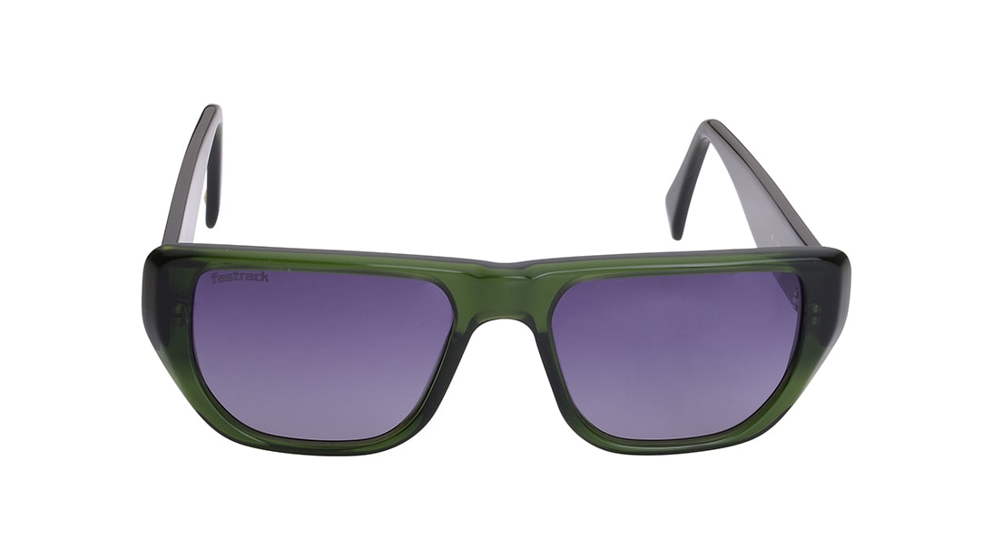 Image 1 of Purple Rectangle Polarized Sunglasses for Men and Women from Fastrack Available at Titan Eye+