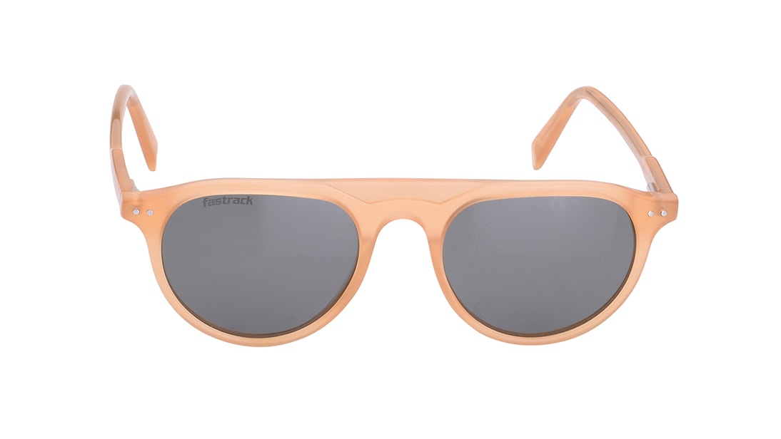 Image 1 of Grey Aviator Polarized Sunglasses for Men from Fastrack Available at Titan Eye+