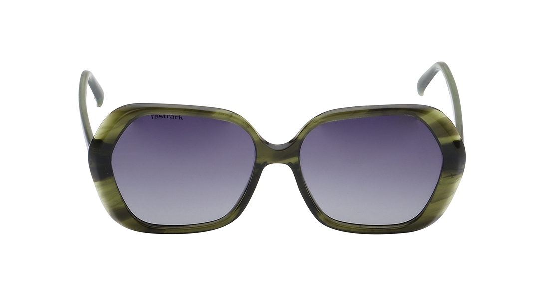 Image 1 of Purple Butterfly Polarized Sunglasses for Women from Fastrack Available at Titan Eye+
