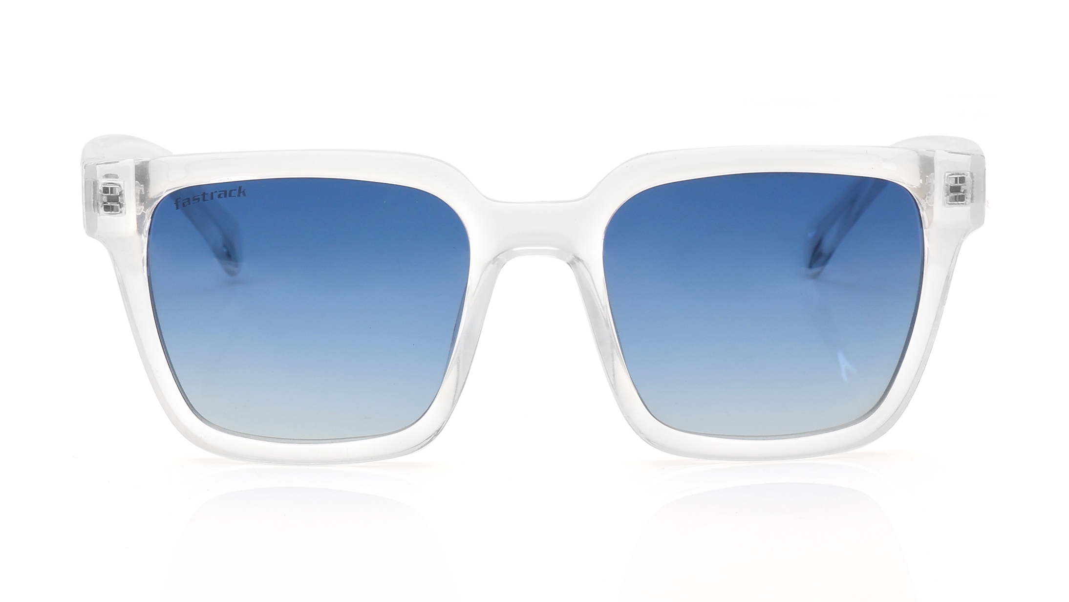 Image 1 of Blue Wayfarer Polarized Sunglasses for Men and Women from Fastrack Available at Titan Eye+