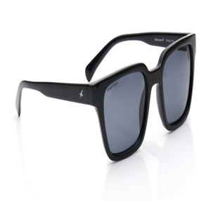 Image 2 of Grey Square Polarized Sunglasses for Men and Women from Fastrack Available at Titan Eye+